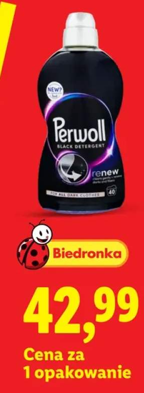 Płyn do prania ciemnych tkanin Perwoll Renew Black