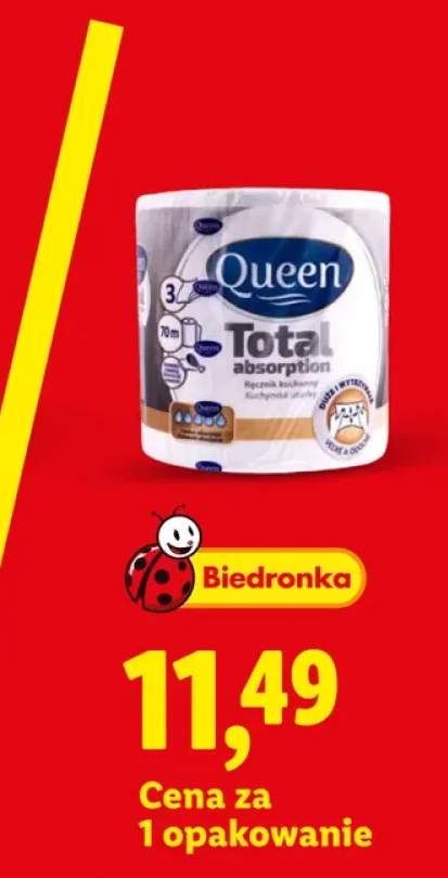 Ręcznik kuchenny Queen Total Absorption 3-warstwowy