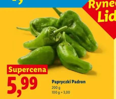 Papryczki Padron Ryneczek Lidla