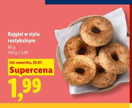 Bajgiel w stylu rustykalnym