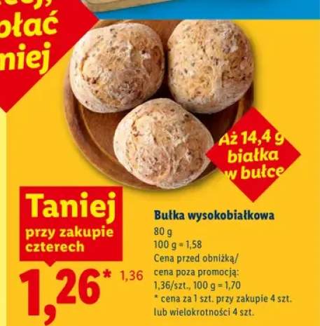 Bułka wysokobiałkowa