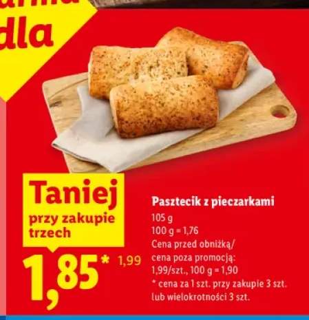 Pasztecik z pieczarkami