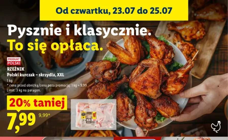 Polski kurczak - skrzydła XXL Rzeźnik