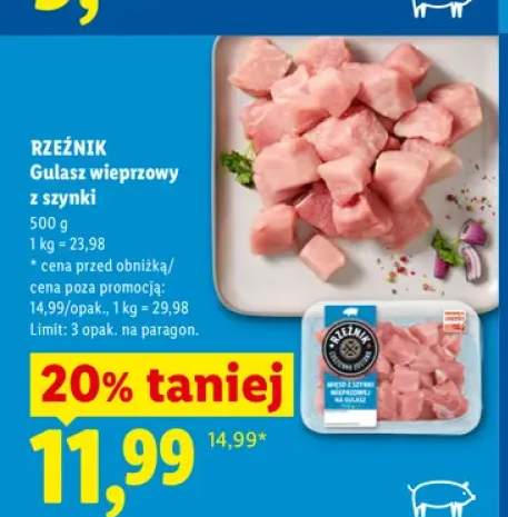Gulasz wieprzowy z szynki Rzeźnik
