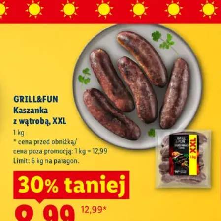 Kaszanka z wątrobą Grill&Fun XXL