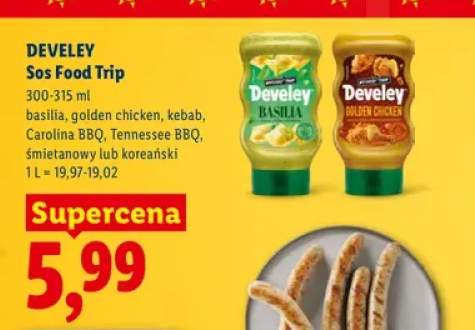 Sos Food Trip Develey Basilia +6 wariantów