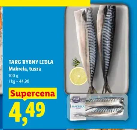 Makrela tusza Targ Rybny Lidla