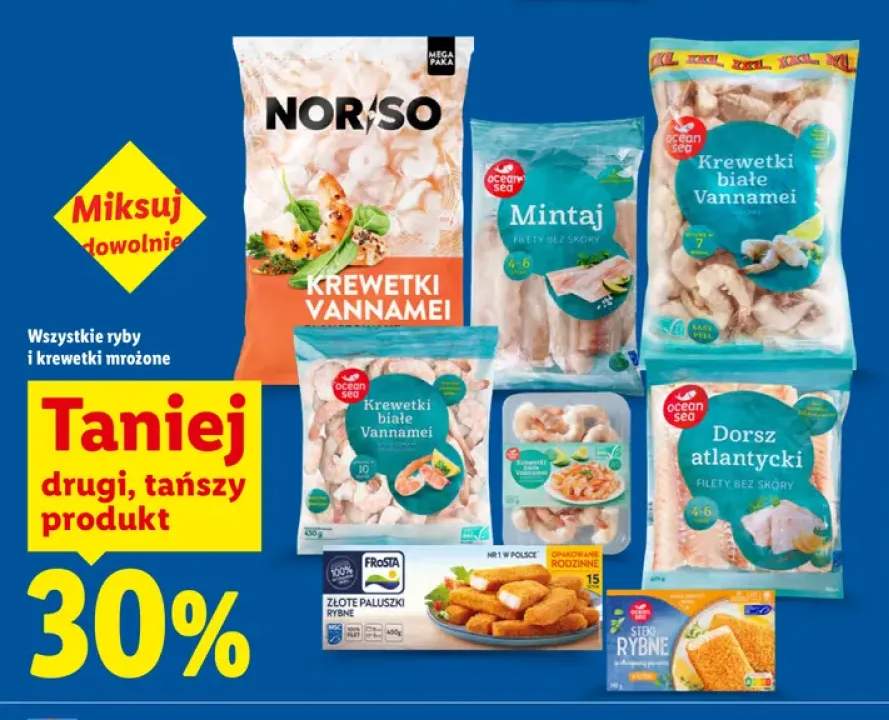 Krewetki Vannamei Norso Mega Paka +6 wariantów