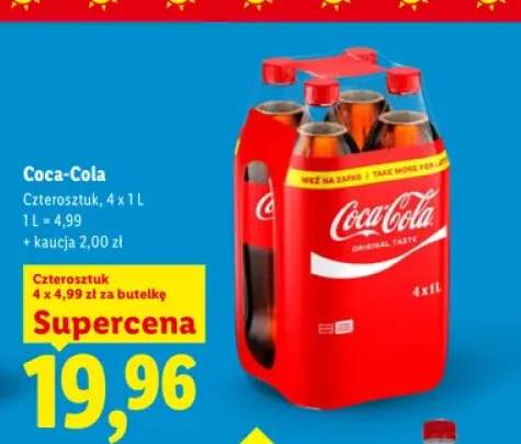 Napój gazowany Coca-Cola 4-pak
