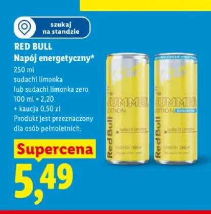Napój energetyczny Red Bull sudachi limonka +1 wariant