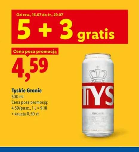 Piwo Tyskie Gronie