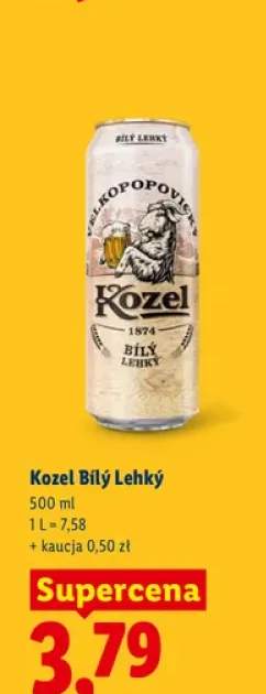 Piwo Kozel Bílý Lehký