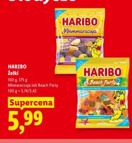Żelki Haribo Mhmaraccuja +1 wariant