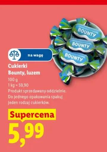 Cukierki Bounty luzem