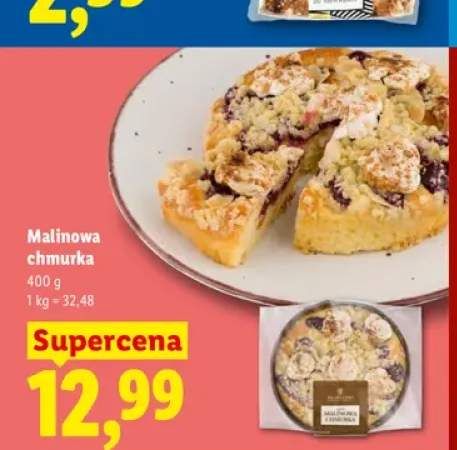 Ciasto Malinowa chmurka