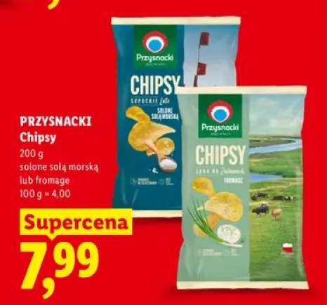 Chipsy Przysnacki solone solą morską +1 wariant