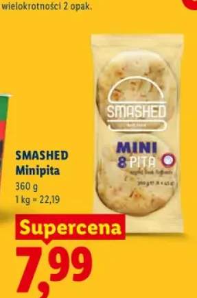 Chleb pita Smashed Minipita