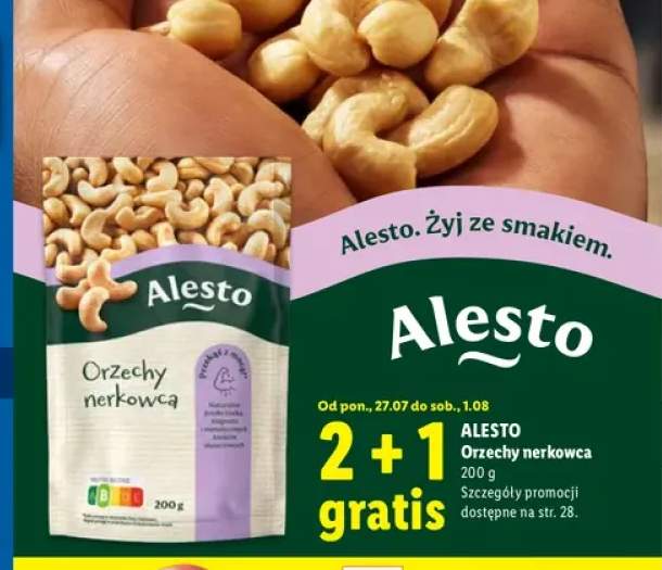 Orzechy nerkowca Alesto