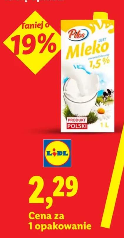 Mleko UHT Pilos 1,5%