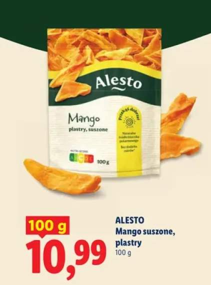 Mango suszone plastry Alesto