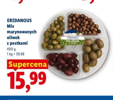 Mix marynowanych oliwek z pestkami Eridanous