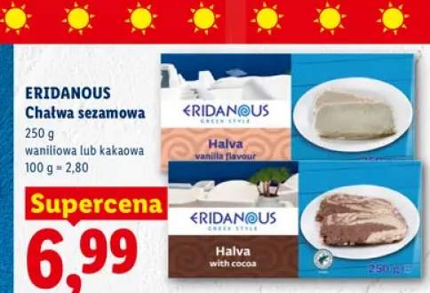Chałwa sezamowa waniliowa Eridanous +1 wariant