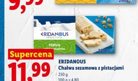 Chałwa sezamowa z pistacjami Eridanous