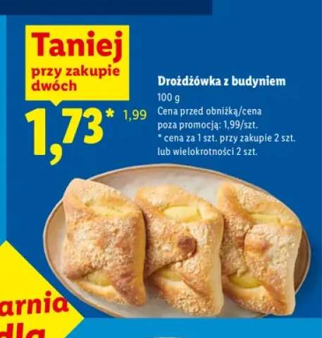 Drożdżówka z budyniem