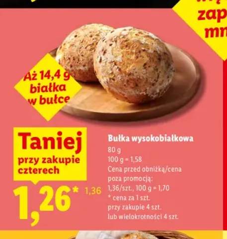 Bułka wysokobiałkowa