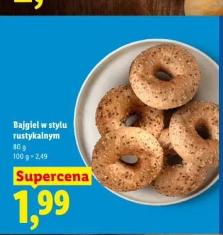 Bajgiel w stylu rustykalnym