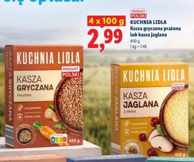 Kasza jaglana Kuchnia Lidla 4-pak 100 g