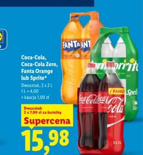 Napój gazowany Coca-Cola Zero 2-pak