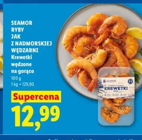 Krewetki wędzone na gorąco Seamor