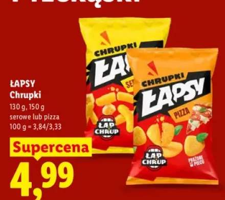 Chrupki pizza Łapsy