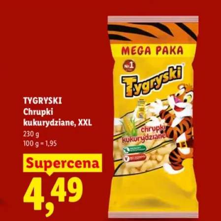 Chrupki kukurydziane Tygryski XXL