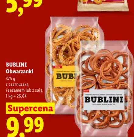 Obwarzanki z czarnuszką i sezamem Bublini +1 wariant