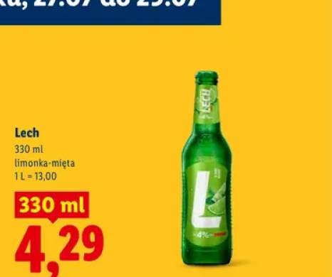Piwo Lech limonka-mięta