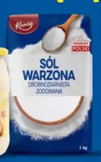 Sól warzona drobnoziarnista jodowana Kania