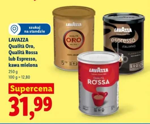 Kawa mielona Lavazza Qualità Oro +2 warianty