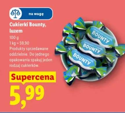 Cukierki Bounty luzem