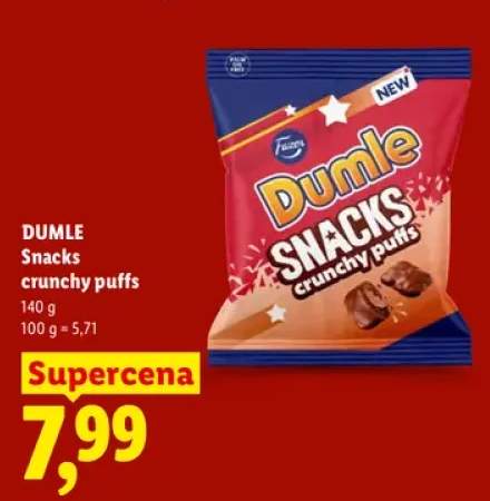 Cukierki Fazer Dumle Snacks Crunchy puffs