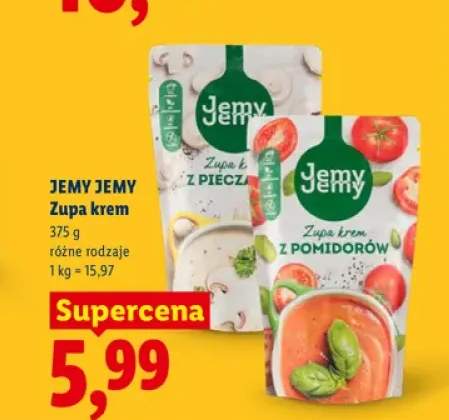 Zupa krem z pieczarek Jemy Jemy +1 wariant