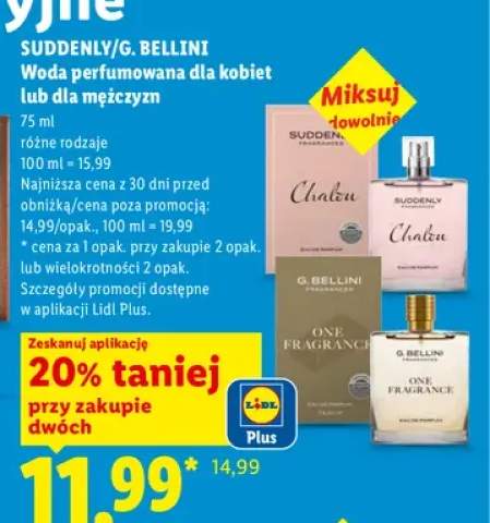 Woda perfumowana dla kobiet Suddenly Chalou +1 wariant