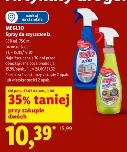Spray do czyszczenia Meglio Odtłuszczacz