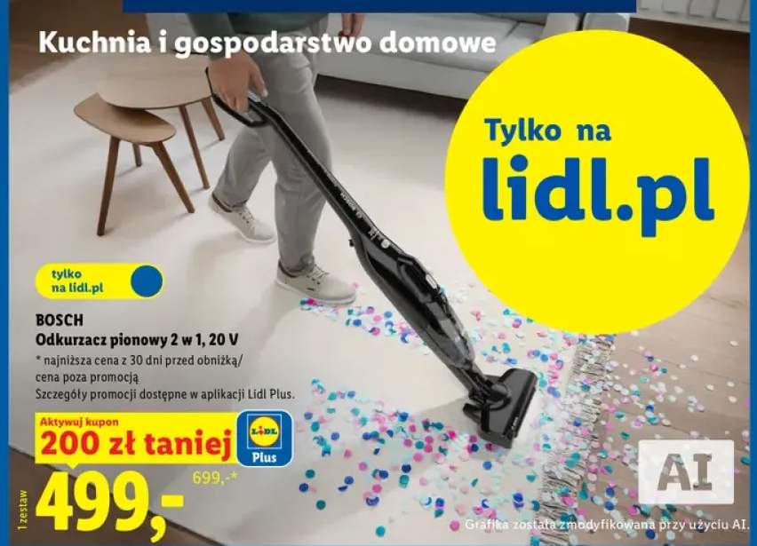 Odkurzacz pionowy Bosch 2 w 1