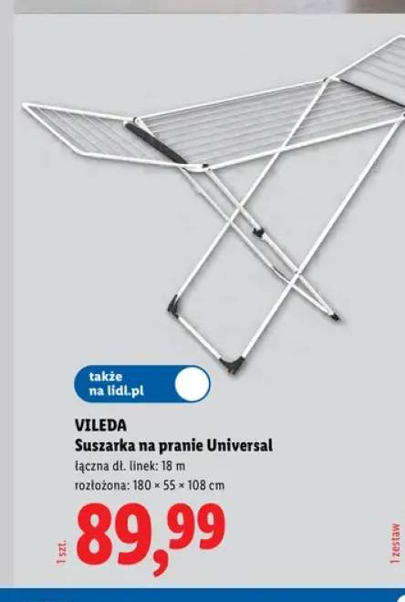 Suszarka na pranie Vileda Universal