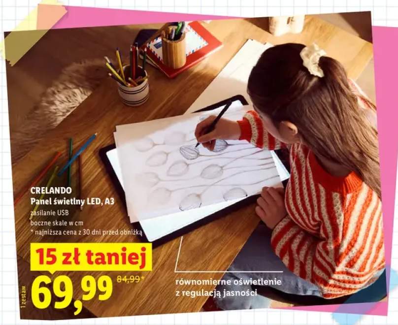 Panel świetlny LED A3 Crelando