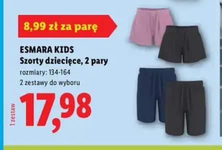 Szorty dziecięce Esmara Kids 2-pak