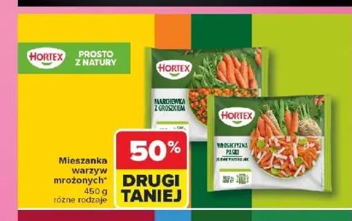 marchewka z groszkiem mrożona