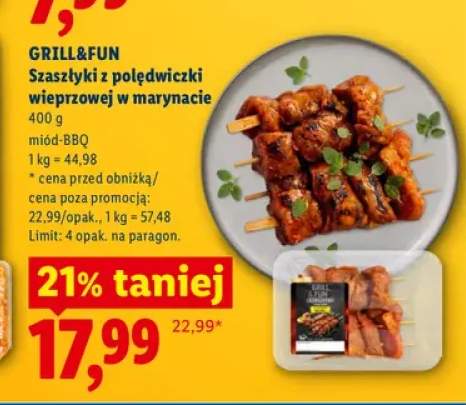 szaszłyk na grill